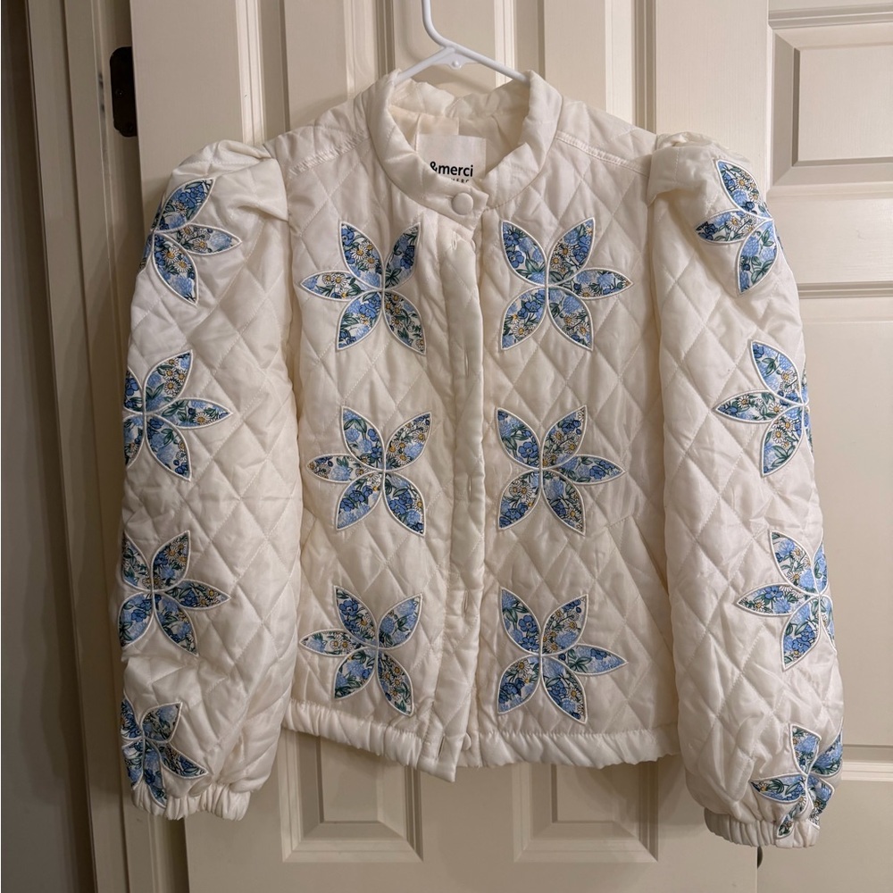 &Merci Floral Quilted Jacket - Picture 2 of 8